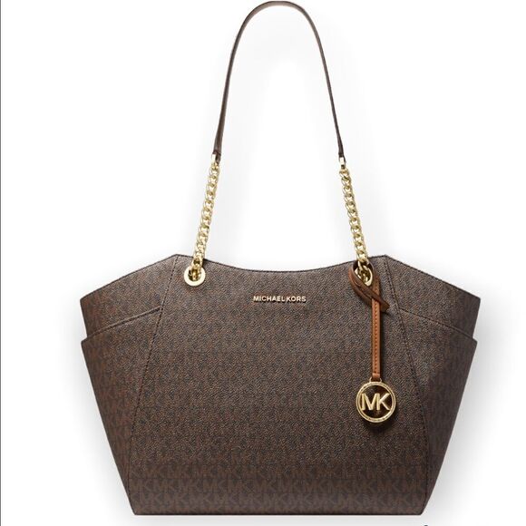 Michael Kors Jet Set Travel Large Logo Shoulder Bag - Picture 1 of 5
